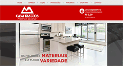 Desktop Screenshot of casamattos.com.br